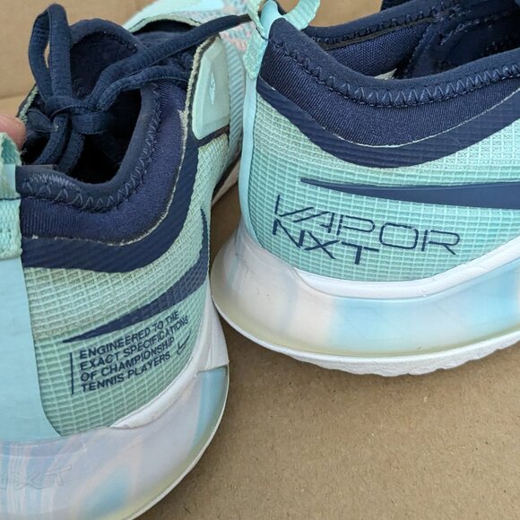 Nike Court React Vapor NXT Glacier Ice Midnight Navy Women's  Size 7.5 - Picture 9 of 15